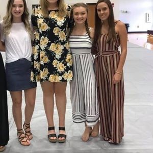 Spaghetti strap romper